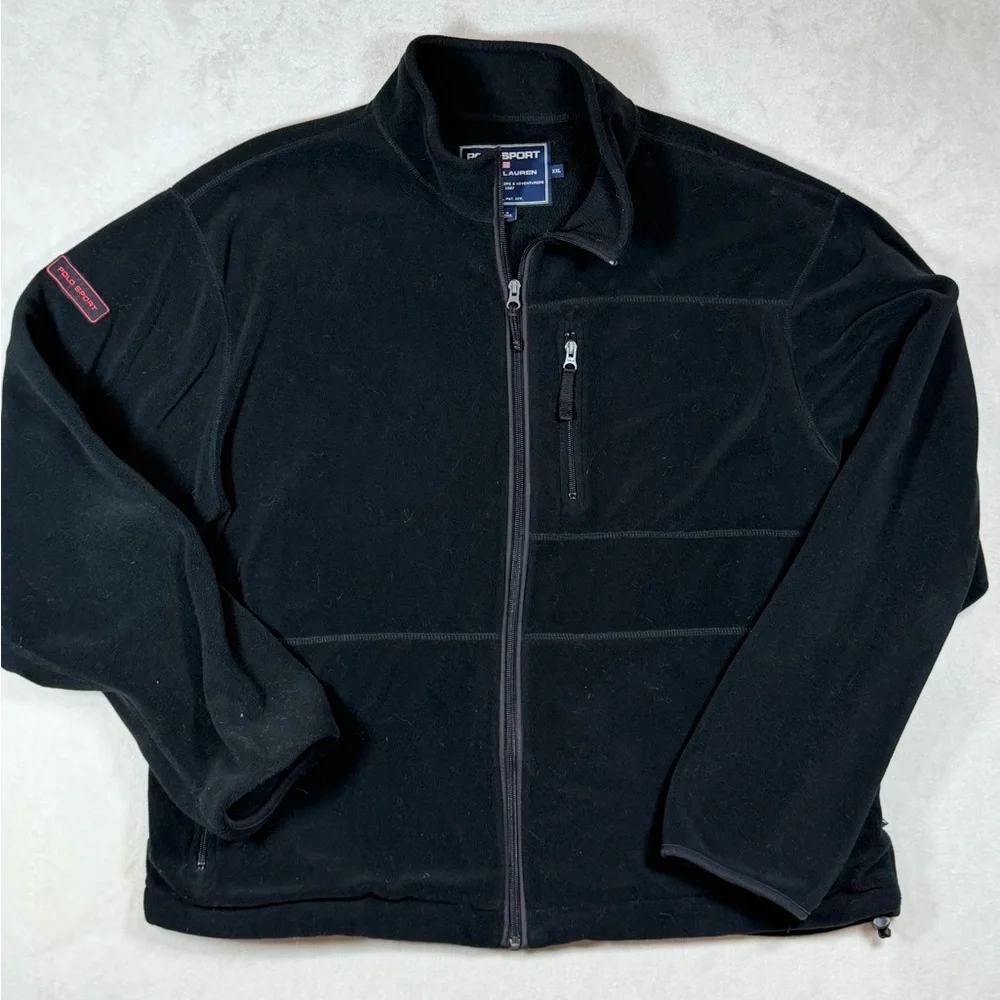 Polo Ralph Lauren POLO SPORT XXL Vintage Men's Black Performance Jacket
